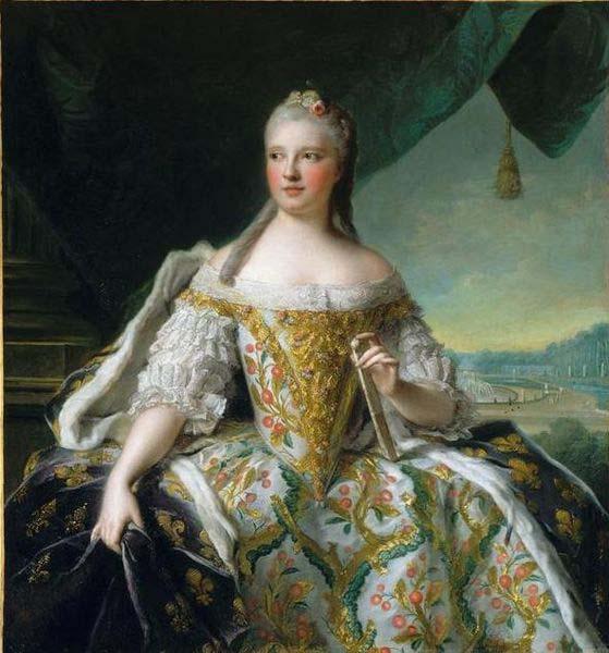 Jjean-Marc nattier Marie-Josephe de Saxe, Dauphine de France dite autrfois Madame de France oil painting image